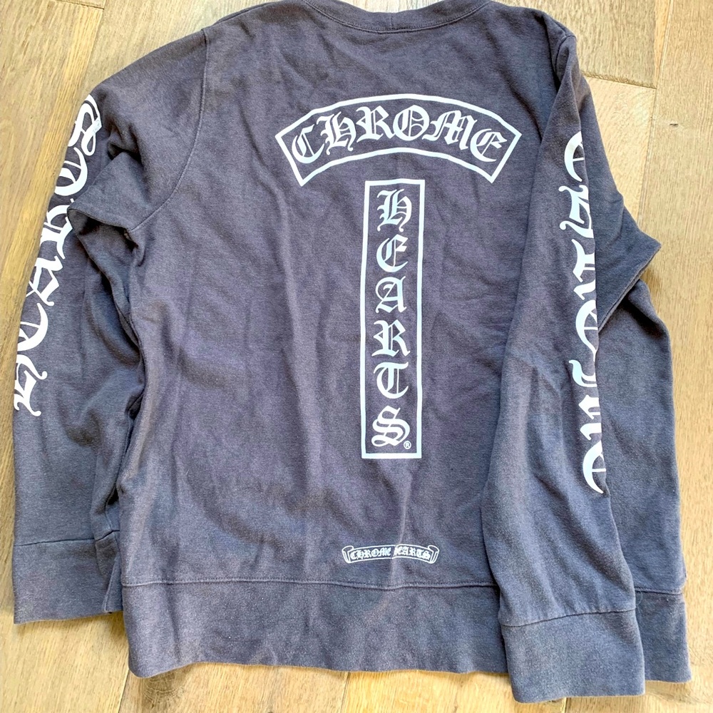 Chrome Hearts Women’s Sweatshirt, Grey, size M